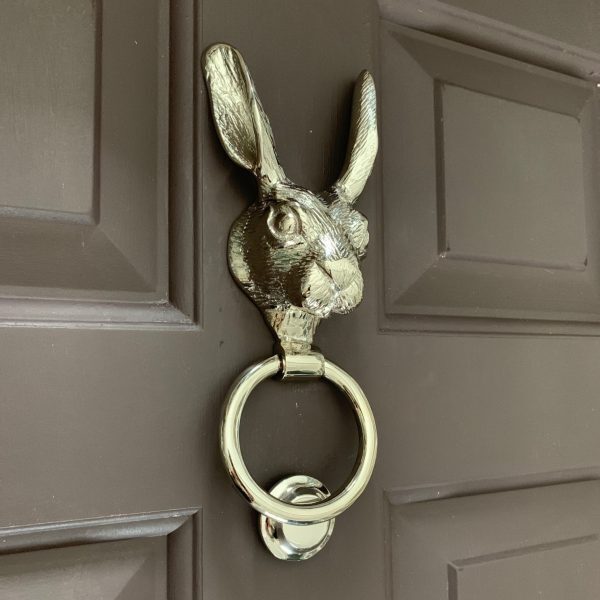 Hare Door Knocker - Nickel - Image 2