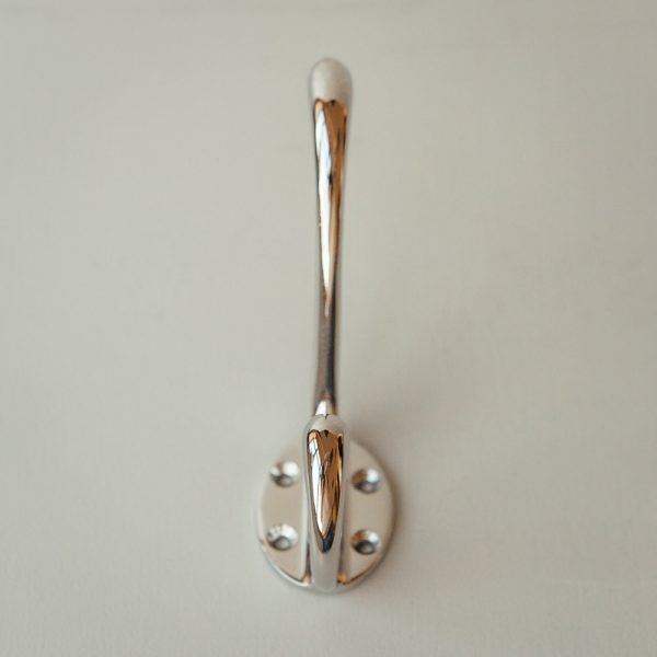 Hat and Coat Hook - Polished Nickel - Image 2