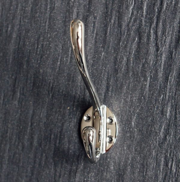 Hat and Coat Hook - Polished Nickel - Image 3