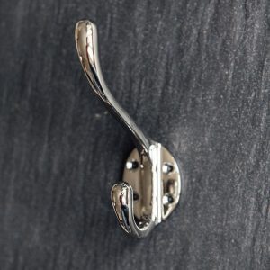 Hat and Coat Hook - Polished Nickel