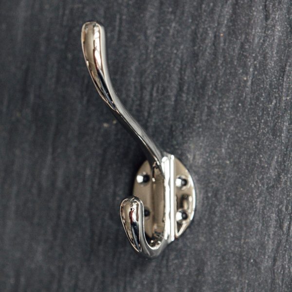 Hat and Coat Hook - Polished Nickel