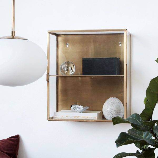 Brass Display Cabinet - Small