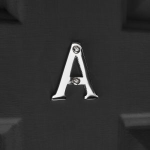 House Letter 'A' 'B' - Polished Nickel