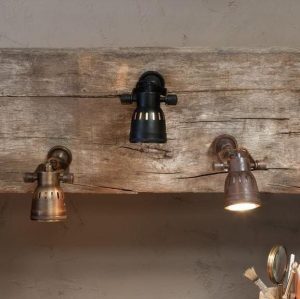 Industrial Brass Spotlight