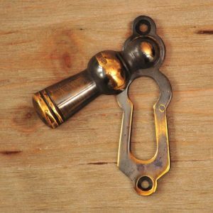 Lady Escutcheon - Aged Brass