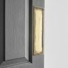 Lincoln Fingerplate- Aged Brass