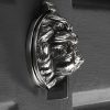 Lions Head Latch Key Cover - Aged Nickel - Image 2