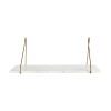 Marble Shelf with Brass Brackets - SAVE 30% - Image 2