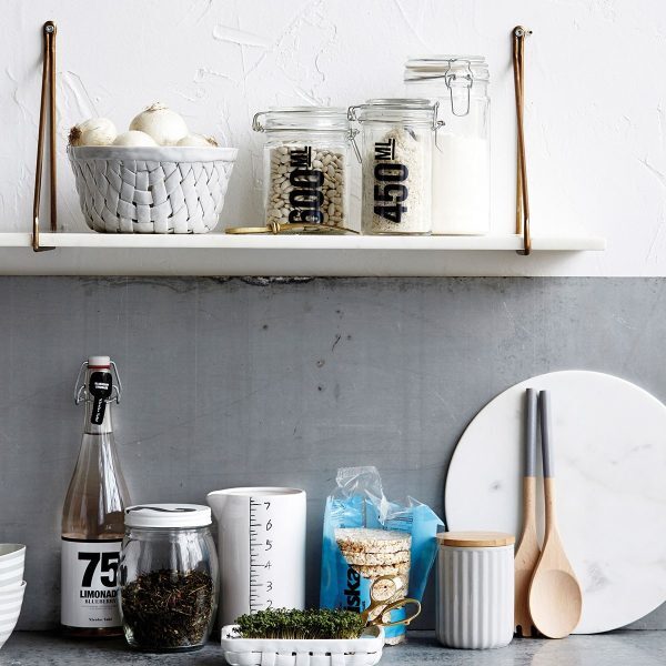 Marble Shelf with Brass Brackets - SAVE 30% - Image 3