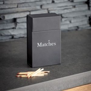Matches Box - Carbon