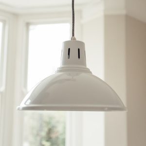 Milan Pendant Light - White SAVE 50%