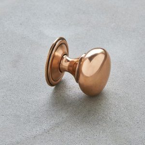 Cottage Cabinet Knob - Polished Bronze
