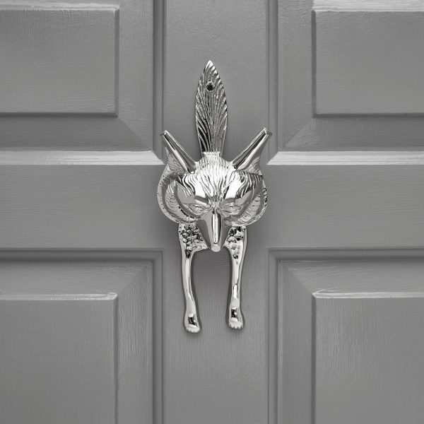 Fox Door Knocker - Nickel - Image 4