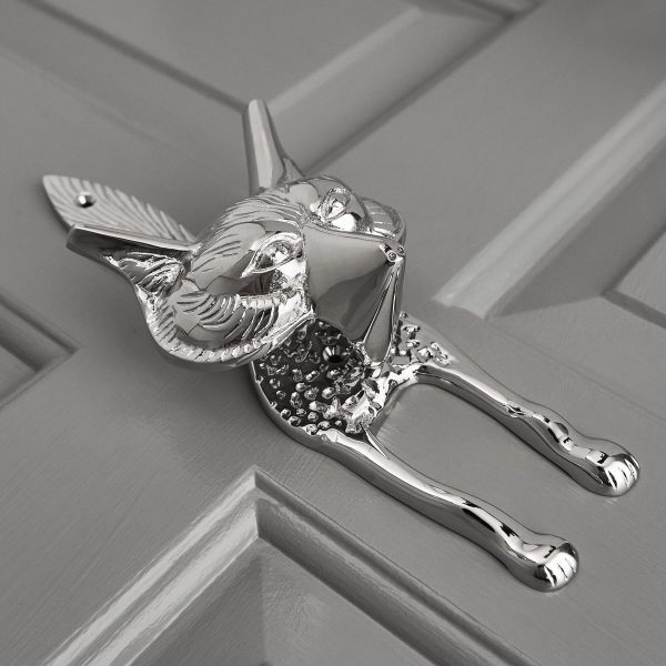 Fox Door Knocker - Nickel - Image 3