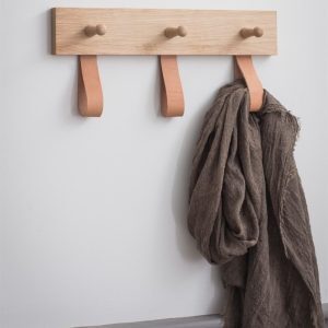 Oak 3 Peg Rail