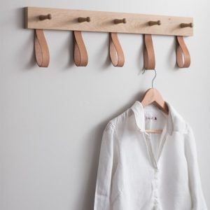 Oak 5 Peg Rail