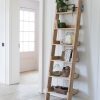 Oak Ladder Shelf