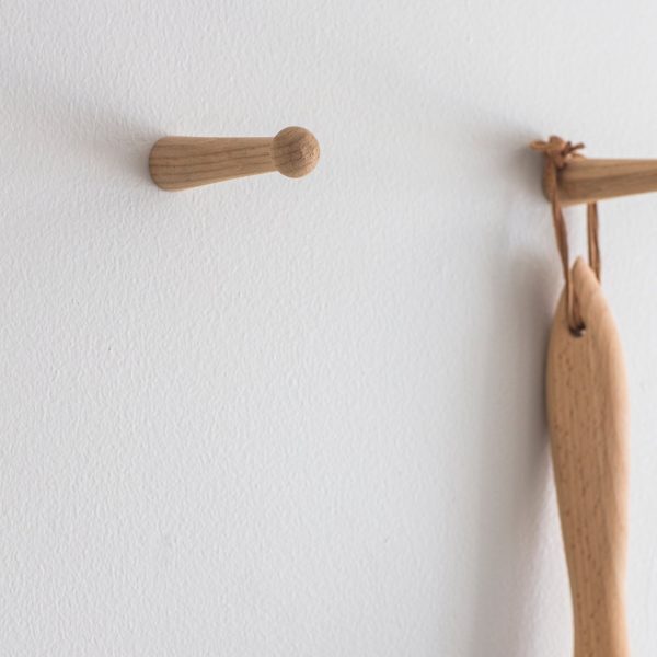 Oak Peg Hooks - Set of 2 save 25%