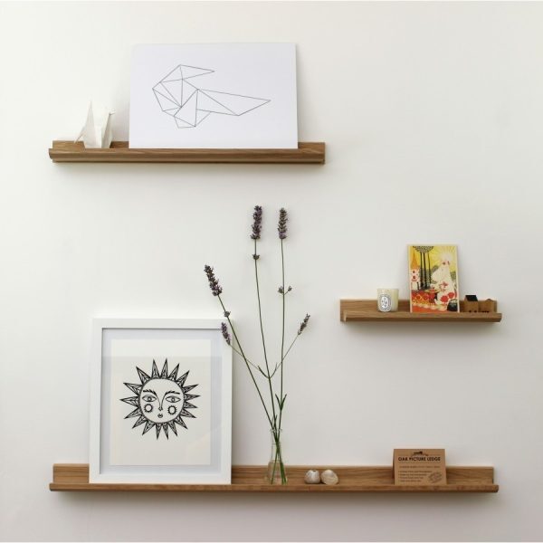 Oak Picture Ledge