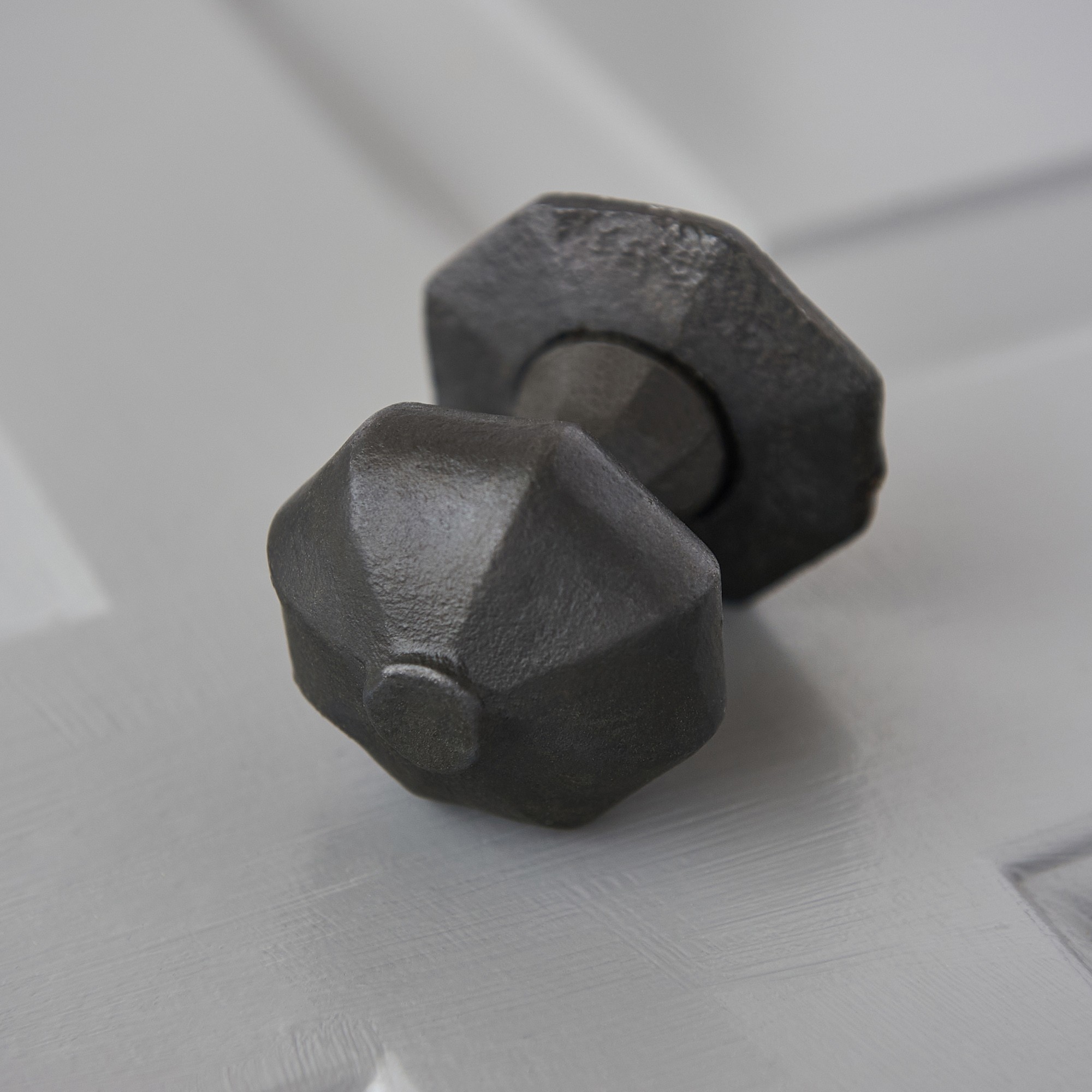 octagonal-forged-door-knobs-pair-black-waxed3