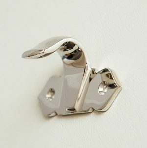 Ornate Hook Sash Window Lift - Nickel