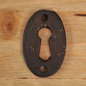 Oval Forged Escutcheon - Black SAVE 50%