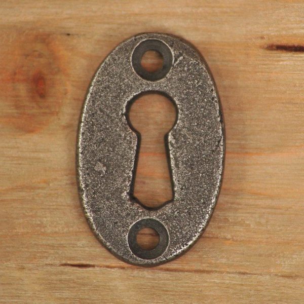 Oval Forged Escutcheon - Patine
