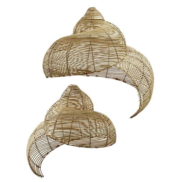 oyster-rattan-lampshade