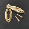 Peardrop Escutcheon - Polished Brass - Image 2