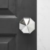 Pointed Octagonal Door Knobs (Pair) - Polished Nickel - Image 2