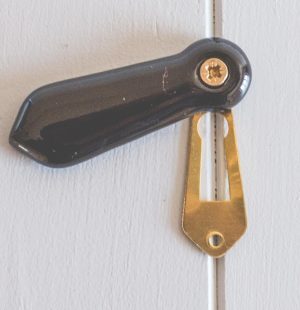 Porcelain Escutcheon - Black
