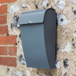 Traditional Post Box - Charcoal Grey
