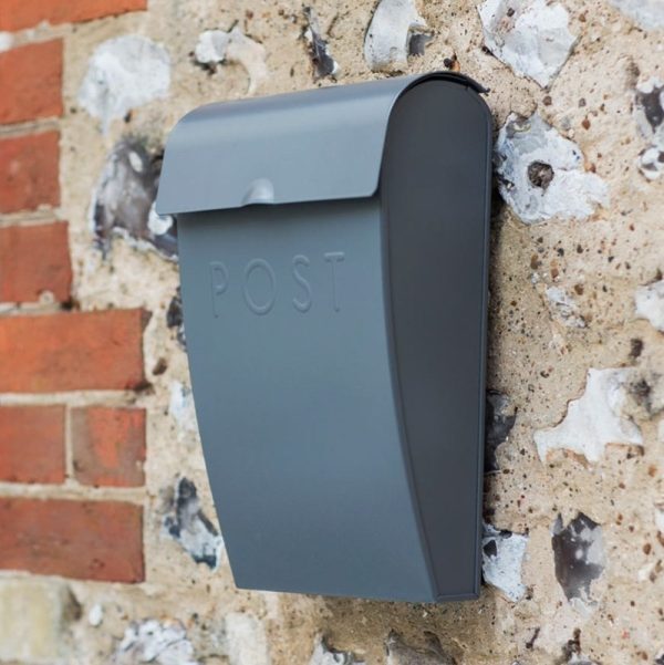 Traditional Post Box - Charcoal Grey