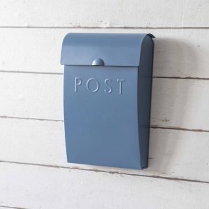 Traditional Post Box - Blue
