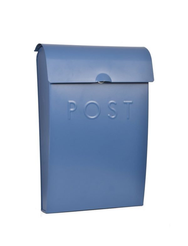 Traditional Post Box - Blue - Image 2