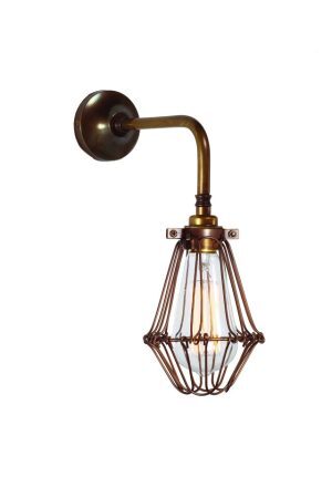 Industrial Cage Wall Light - SAVE 70%
