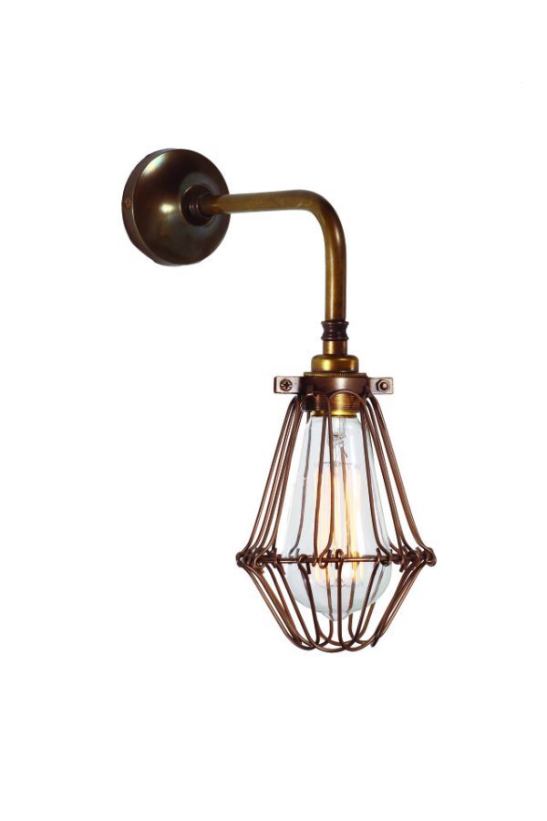 Industrial Cage Wall Light - SAVE 70%
