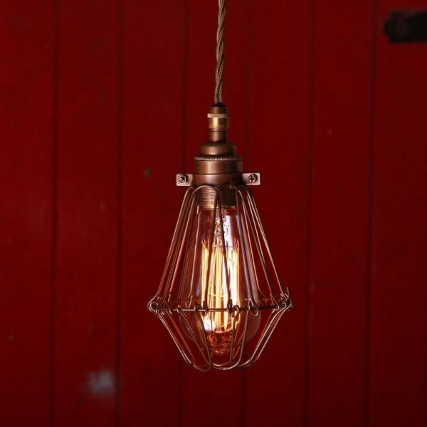 Vintage Cage Pendant Light  SAVE 70% - Image 2