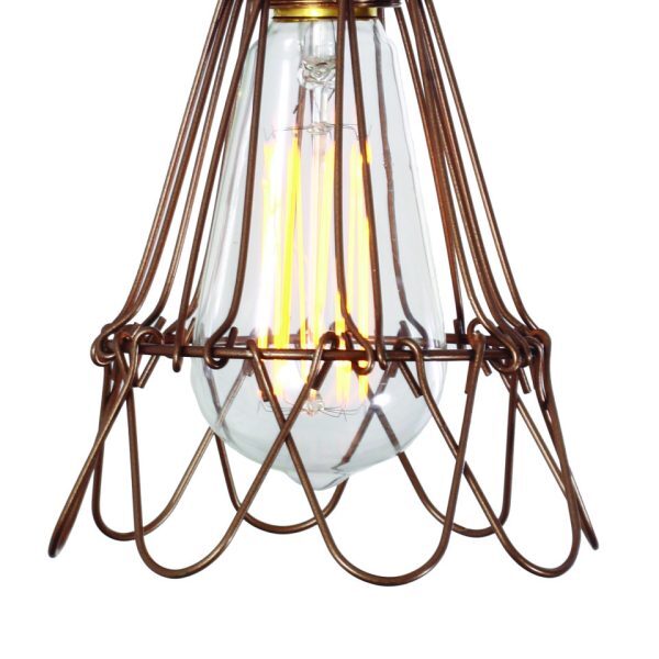 Vintage Cage Pendant Light  SAVE 70% - Image 3