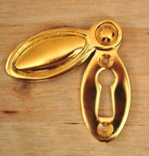 Regency 'Cliveden' Escutcheon - Brass