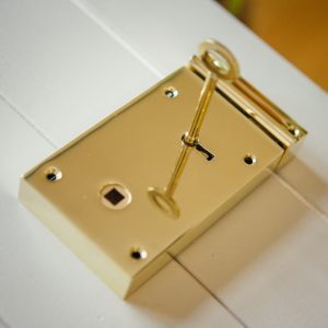 Original Style Rim Lock - Brass