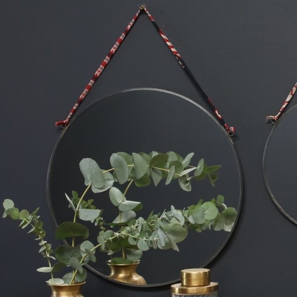 Round Mirror - Antique Zinc save 30%