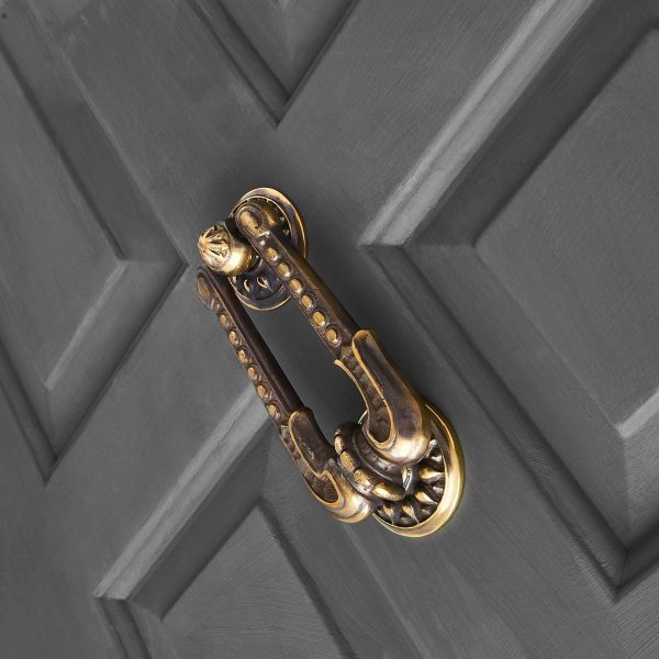 Sherlock Door Knocker - Aged Brass - Image 3