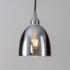 Bell Smoked Glass Pendant Light - Large SAVE 50% - Image 2