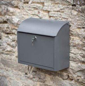 Large Post Box - Charcoal