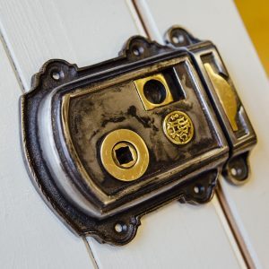 Victorian Style Rim Latch - Iron