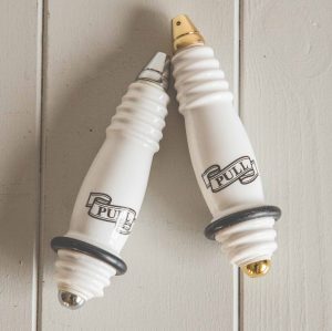 Victorian Porcelain Light Pull