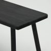 Black Wooden Bench - Small - Image 3
