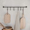 Antique Black Hook Rail