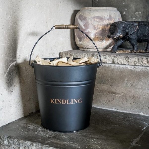 Kindling Bucket - Black